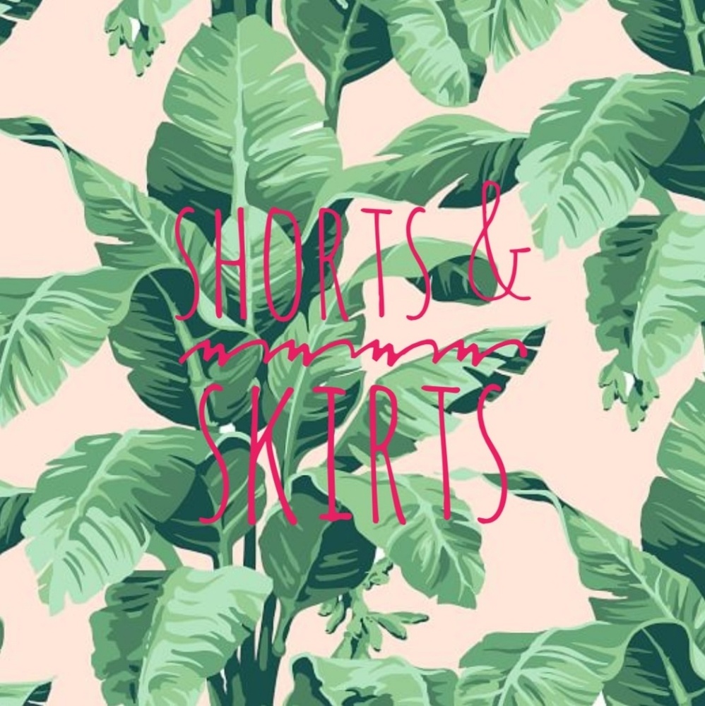 Shorts & Skirts section of my Closet